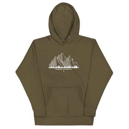 Unisex Mountain Ink Hoodie